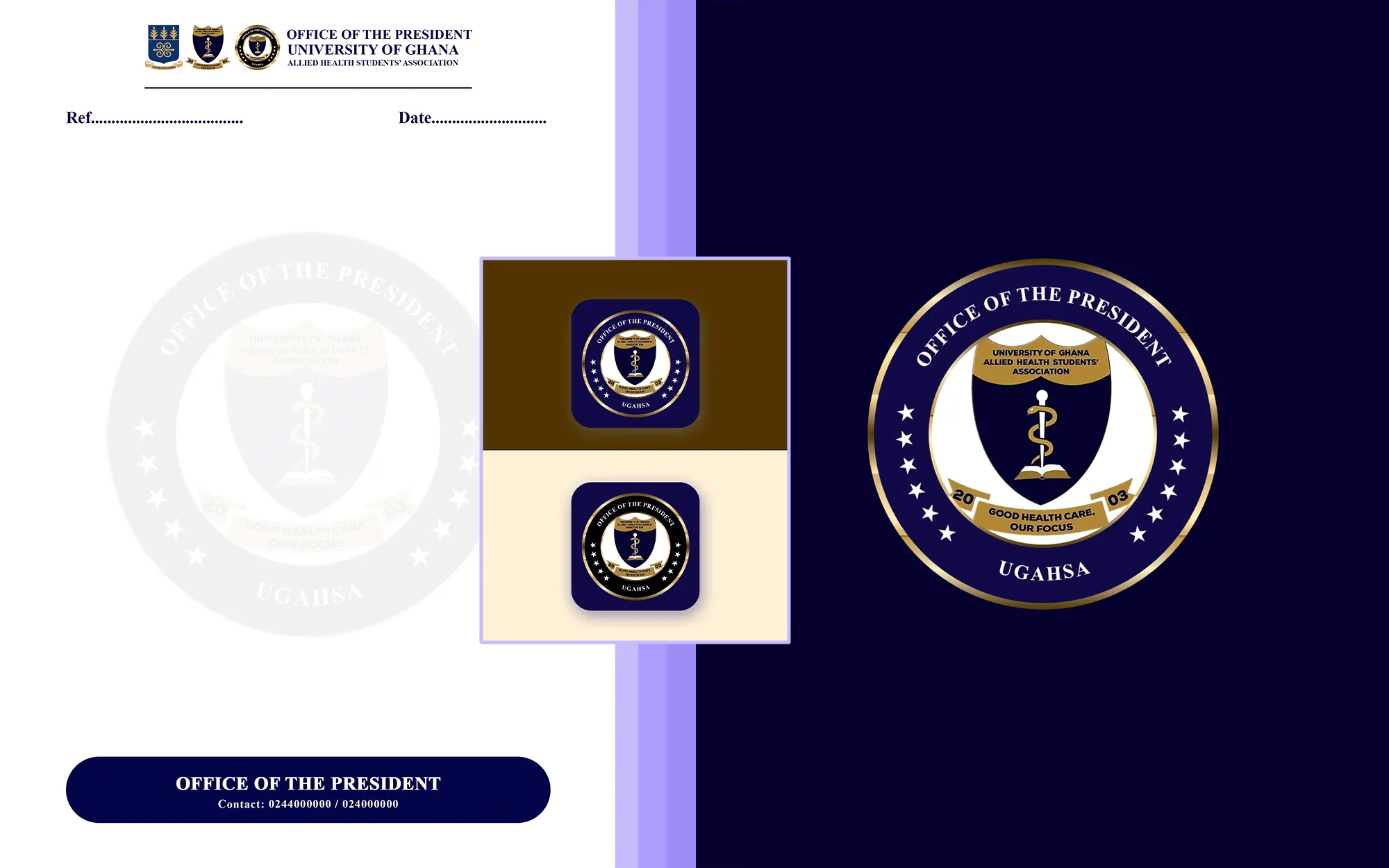 SBAHS Presidential Emblem and Letterhead